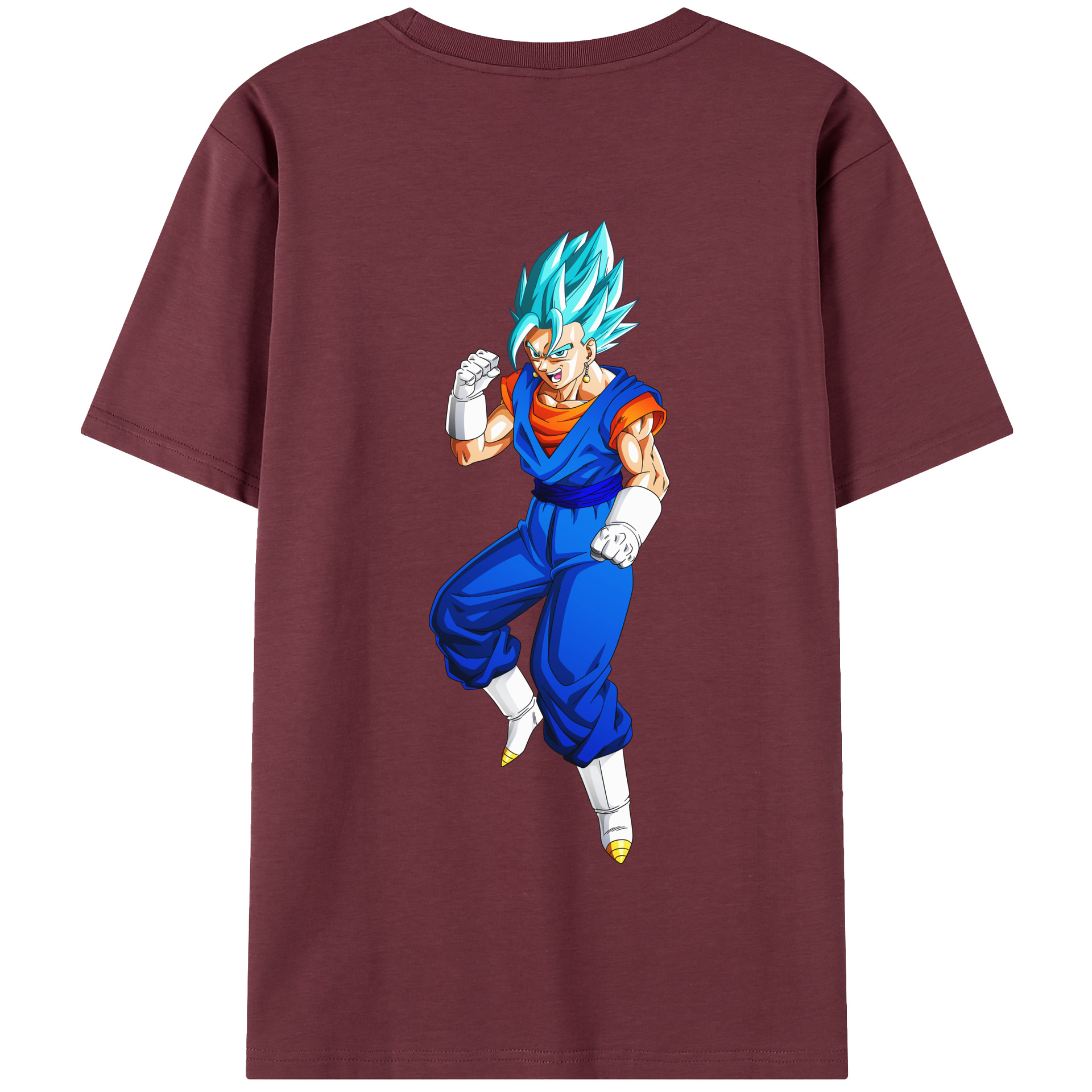 （画像用） ドラゴンボール ベジット DRAGON BALL Vegetto 綿100％半袖Tシャツ（背面プリント）